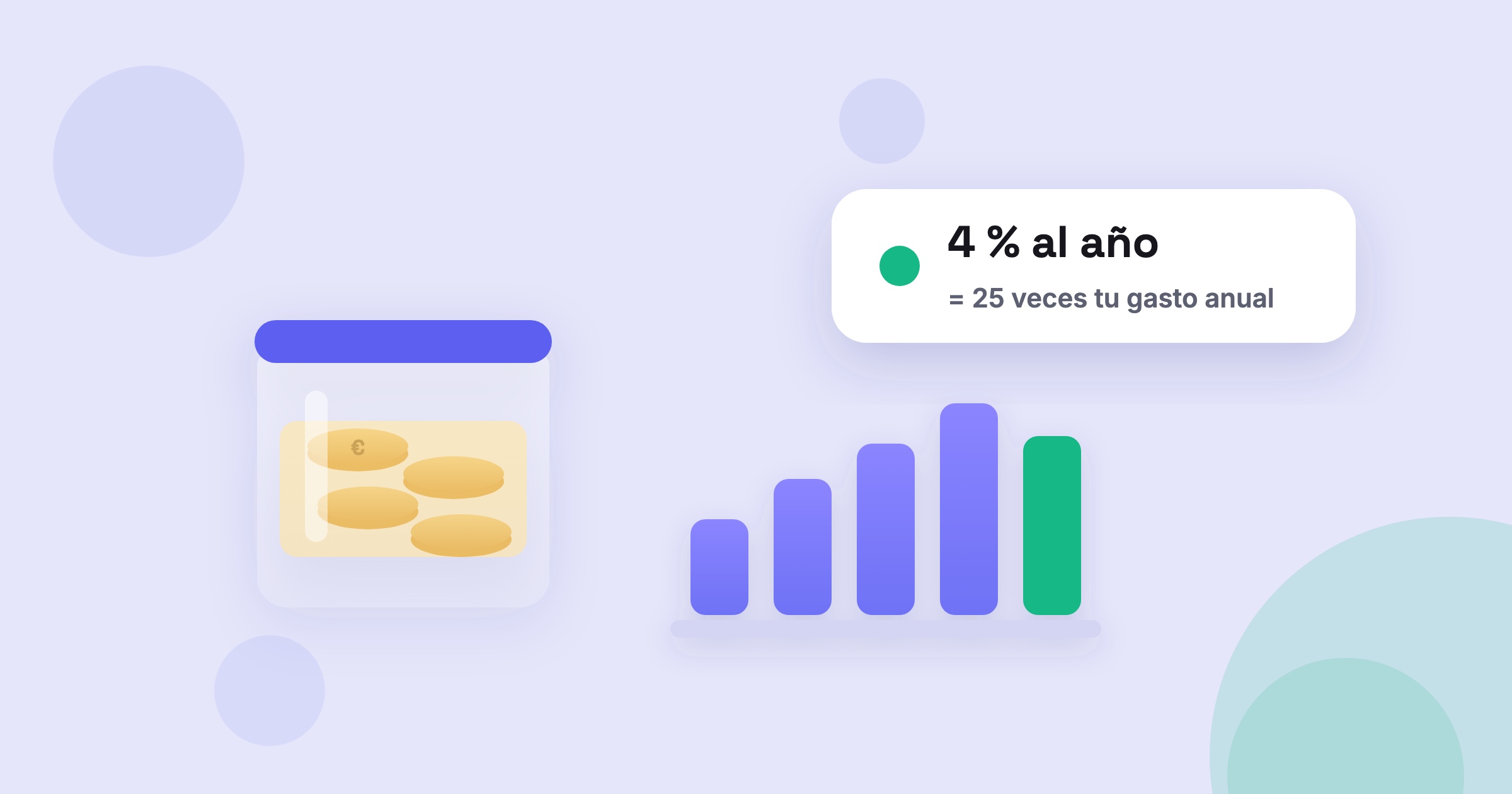 La regla del 4 %: cuánto necesitas para vivir de tus ahorros