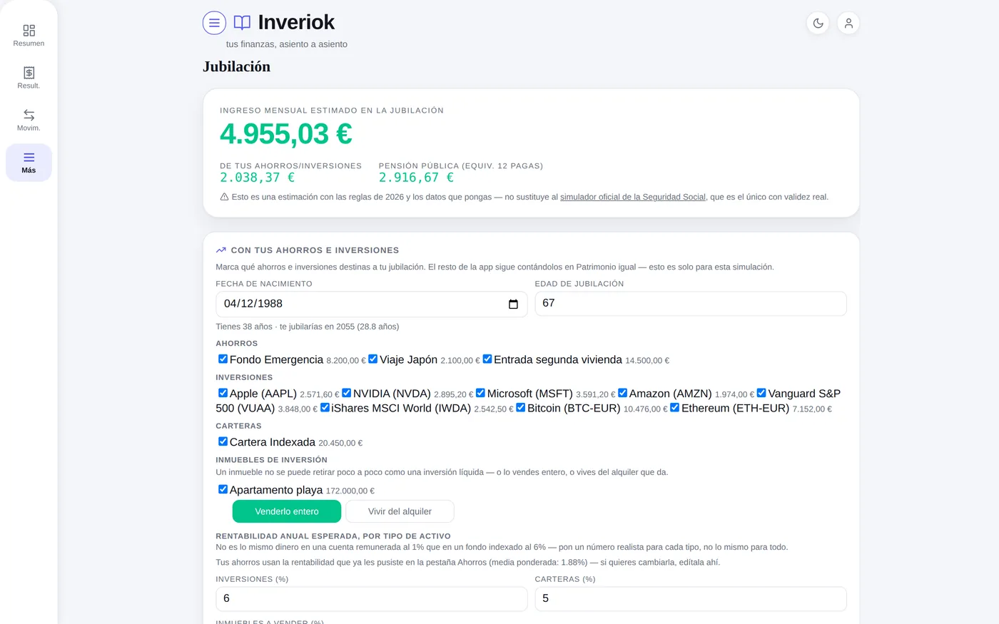 Inveriok en la web
